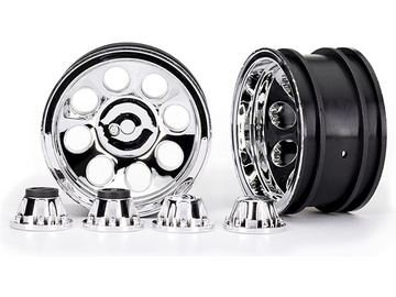 Traxxas disk 2.2" classic chromovaný s poklicemi (2) (pro 8255A) Traxxas disk 2.2" classic chromovaný s poklicemi (2) (pro 8255A) / TRA8163