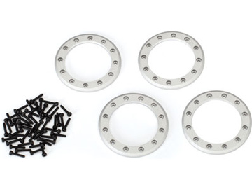 Traxxas Beadlock rings 1.9", satin (aluminum) (4) / TRA8169