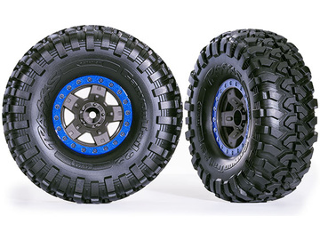 Traxxas kolo 2.2", disk TRX-4 Sport šedý/modrý, pneu Canyon Trail (2) Traxxas kolo 2.2", disk TRX-4 Sport šedý/modrý, pneu Canyon Trail (2) / TRA8181-BLUE