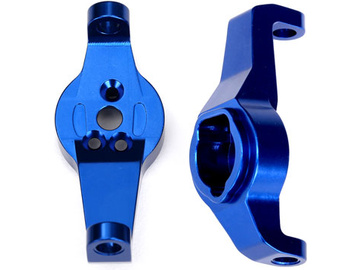 Traxxas Caster blocks, aluminum (blue-anodized) (pair) / TRA8232X