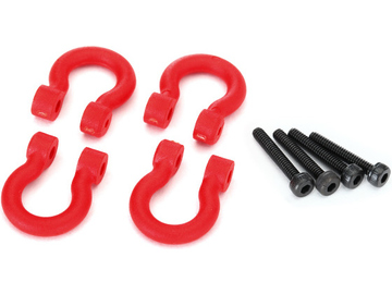 Traxxas D-očka nárazníku červené (4): TRX-4 Traxxas D-očka nárazníku červené (4): TRX-4 / TRA8234R