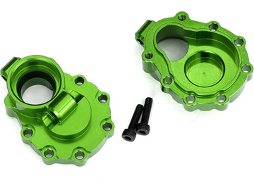 Traxxas Portal housings, inner (rear), aluminum (green-anodized) (2) / TRA8253G
