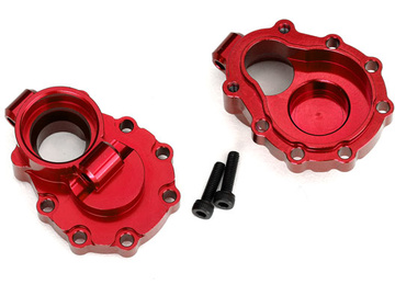 Traxxas Portal housings, inner (rear), aluminum (red-anodized) (2) Traxxas Portal housings, inner (rear), aluminum (red-anodized) (2) / TRA8253R