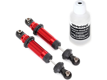 Traxxas Shocks, GTS, aluminum (red-anodized) (2) Traxxas Shocks, GTS, aluminum (red-anodized) (2) / TRA8260R