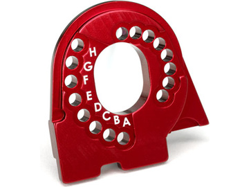 Traxxas Motor mount plate, TRX-4, aluminum (red-anodized) Traxxas Motor mount plate, TRX-4, aluminum (red-anodized) / TRA8290R