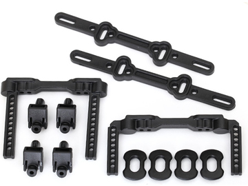Traxxas Body mounts, front & rear/ body mount posts/ body mount sliders Traxxas Body mounts, front & rear/ body mount posts/ body mount sliders / TRA8316
