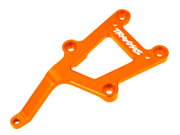 Traxxas Chassis brace, front, aluminum (orange-anodized) / TRA8321-ORNG