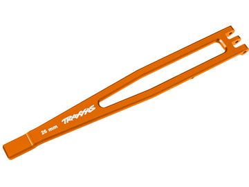 Traxxas Battery hold-down, aluminum (orange-anodized) / TRA8327-ORNG
