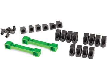 Traxxas Mounts, suspension arms, aluminium, green-anodized (4) (2) / TRA8334G