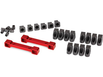 Traxxas Mounts, suspension arms, aluminium, red-anodized (4) (2) / TRA8334R