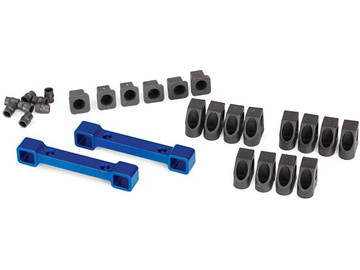 Traxxas Mounts, suspension arms, aluminium, blue-anodized (4) (2) / TRA8334X