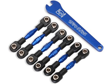 Traxxas Camber link/toe link set, aluminium, blue-anodized / TRA8341X