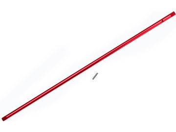 Traxxas Driveshaft, center, aluminum, red-anodized / TRA8355R