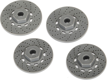 Traxxas Wheel hubs, hex (disc brake rotors) (4) / TRA8356
