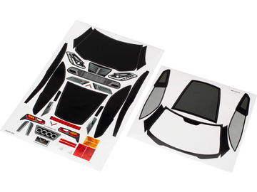 Traxxas Decal sheets, Chevrolet Corvette Z06 / TRA8387