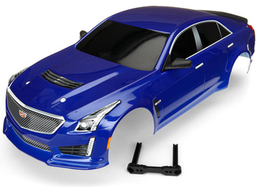 Traxxas Body, Cadillac CTS-V, blue (painted, decals applied) / TRA8391A