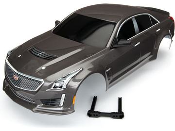 Traxxas Body, Cadillac CTS-V, silver (painted, decals applied) / TRA8391X