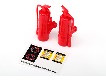 Traxxas Fire extinguisher, red (2) / TRA8422