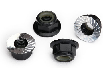 Traxxas matice M5 samojistná s límcem černá (4) Traxxas matice M5 samojistná s límcem černá (4) / TRA8447A