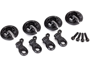 Traxxas misky tlumiče s koncovkami (4) Traxxas misky tlumiče s koncovkami (4) / TRA8459