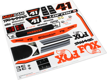 Traxxas samolepky Unlimited Desert Racer Fox Edition / TRA8515