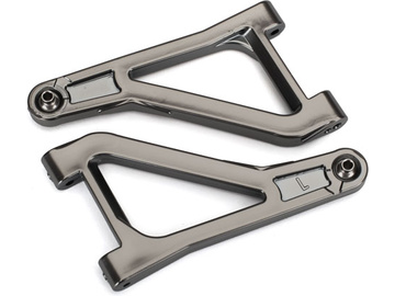 Traxxas Suspension arms, upper (left & right) (satin black chrome-plated) Traxxas Suspension arms, upper (left & right) (satin black chrome-plated) / TRA8531X