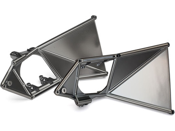 Traxxas Mounts, suspension arm, upper (front) (satin black chrome-plated) Traxxas Mounts, suspension arm, upper (front) (satin black chrome-plated) / TRA8534X