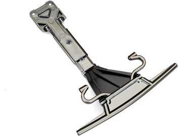 Traxxas Skidplate, front (plastic) (satin black chrome-plated) Traxxas Skidplate, front (plastic) (satin black chrome-plated) / TRA8537X