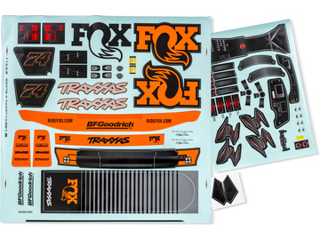 Traxxas samolepky Unlimited Desert Racer Fox / TRA8561