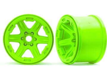 Traxxas Wheels 3.8", green, 17mm splined (2) / TRA8671G