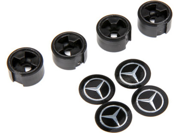 Traxxas kryt matice kol (4): Mercedes G500 Traxxas kryt matice kol (4): Mercedes G500 / TRA8873