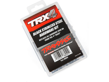 Traxxas součásti podvozku nerezové černěné (sada pro TRX-4 Traxx) / TRA8894