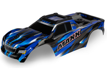 Traxxas Body, Maxx, blue (painted, decals applied) (for 352mm wheelbase) Traxxas Body, Maxx, blue (painted, decals applied) (for 352mm wheelbase) / TRA8918A