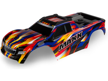 Traxxas Body, Maxx, yellow (painted, decals applied) (for 352mm wheelbase) / TRA8918P