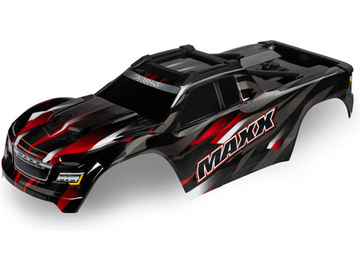 Traxxas Body, Maxx, red (painted, decals applied) (for 352mm wheelbase) / TRA8918R