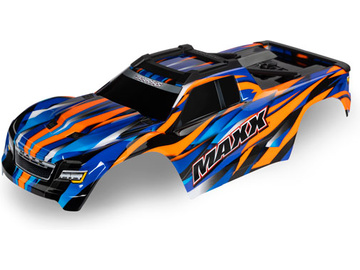 Traxxas Body, Maxx, orange (painted, decals applied) (for 352mm wheelbase) / TRA8918T
