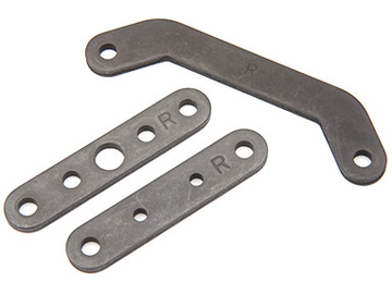 Traxxas Bulkhead tie bar, rear, upper (1)/ lower front (1)/ lower rear (1) (steel) / TRA8927