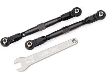 Traxxas Toe links, front (Tubes gray-anodized, aluminum) (88mm) (2) Traxxas Toe links, front (Tubes gray-anodized, aluminum) (88mm) (2) / TRA8948-GRAY