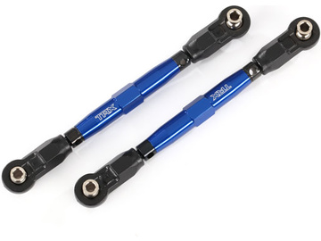 Traxxas Toe links, front (TUBES blue-anodized, 7075-T6 aluminum) (88mm) (2) / TRA8948X