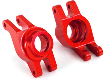 Traxxas Carriers, stub axle (red-anodized 6061-T6 aluminum) (rear) (2) / TRA8952R