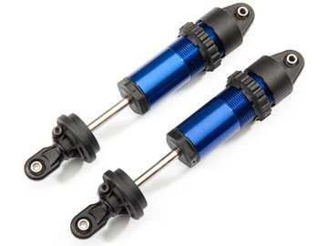 Traxxas Shocks, GT-Maxx, aluminum (blue-anodized) (2) / TRA8961