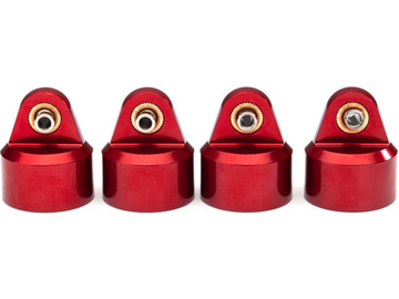 Traxxas Shock caps, aluminum (red-anodized), GT-Maxx shocks (4) / TRA8964R