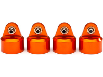 Traxxas Shock caps, aluminum (orange-anodized), GT-Maxx shocks (4) / TRA8964T