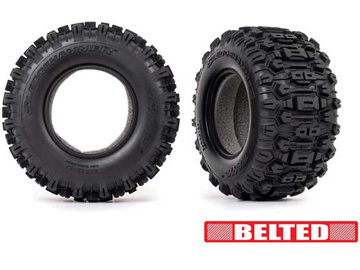 Traxxas pneu 2.9/3.8" Sledgehammer All-Terrain (belted) (2) / TRA8975