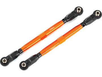 Traxxas Toe links, Wide Maxx (TUBES, 6061-T6 aluminum (orange-anodized)) / TRA8997A