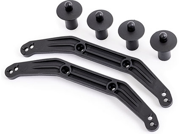 Traxxas Body mounts, front & rear, extreme heavy duty (for use with #9080) / TRA9016