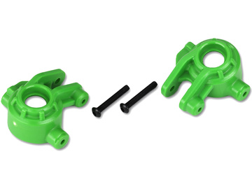 Traxxas Steering blocks, extreme heavy duty, green (left & right) (for use with #9080 upgrade kit) / TRA9037G