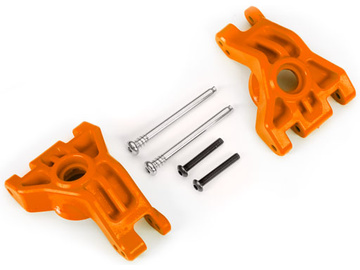 Traxxas Carriers, stub axle, rear, extreme heavy duty, orange (left & right) (for use with #9080 upg / TRA9050T