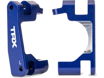 Traxxas těhlice přední hliníková modrá (pár) (pro #9080) / TRA9063-BLUE