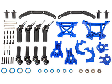 Traxxas Outer Driveline & Suspension Upgrade Kit, extreme heavy duty, blue / TRA9080X